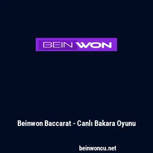 Beinwon Baccarat - Canlı Bakara Oyunu